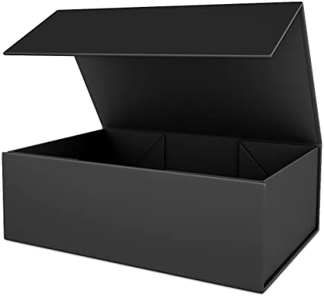 Black Gift Box 10" x 6" x 3" with Magnetic Closure Lid Gift Boxe ...