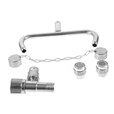 Cabilock Notfall Augenspülstation aus Edelstahl Wasserhahnmontage Freihändige Bedienung Sofortige Aktivierung Kontinuierlicher Augenspülfluss Geeignet für Labor Industrie und Zuhause