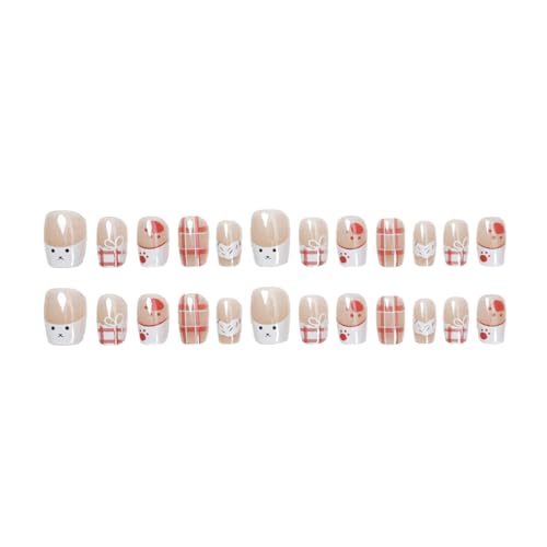 KOYOKOMA ネイルチップ 24枚セット セルフネイル パーツ ショート ロング デザインチップ ジェルネイル ニュアンスネイル ネイル チップ プチプラ 簡単 かわいい (R834)