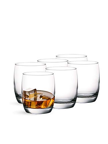 Image of Ocean Ivory Rock 265ml | Set of 6 | Soda Lime Glass | Clear & Transparent | Used to Serve Water, Soft Drink, and Other Iced Beverages | Home Party, Offices, Hotel & Restaurant