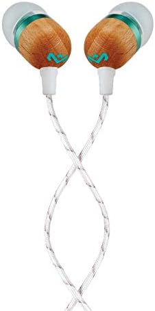 House of Marley Smile Jamaica Wired Noise Isolating Headphones with Microphone, Mint