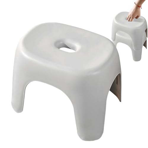 Taburete portátil multifuncional – Taburete bajo para sofá, reposapiés, dormitorio y baño, escalera compacta para un fácil acceso, diseño resistente, ideal para uso doméstico