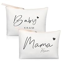 Giantree 2 Stücke Kosmetiktasche Bag Für Werdende, Mama Mutter Beutel Geschenke Für Werdende Baby Kram Mutter Baby Geschenk Beutel Mit Reißverschluss Geschenke Zur Geburt