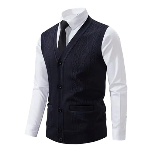 Men Waistcoats Knitted Sweater Vests Casual Sleeveless Cardigans Male Spring Outwear Cardigan Sweatercoats Vests