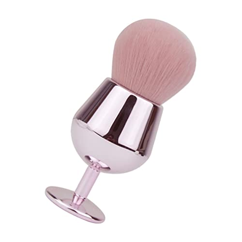 CALLARON Blush Brush Makeup Brush Pink Powder Styling Powder Cosmetics Makeup Brush Makeup Powder Brush Foundation Brush Travel Face Blush Brush Fluffy Alien Miss Fiber Wool