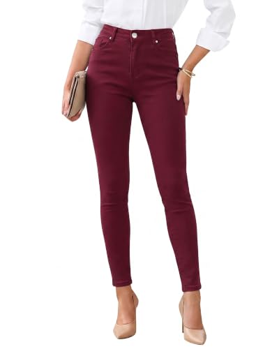 Image of GRAPENT Skinny Jeans for Women High Waist Stretchy Classic High Rise Slimming Jeggings Denim Trousers Pants