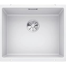 Fregadero Blanco Andano 500 U Blanco SUBLINE 500-U 523 436 Fregadero Cocina, 60 cm Unterschrank