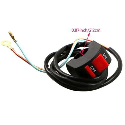 Interruptor manillar motocicleta accesorios faros de motocicleta 196cc 6