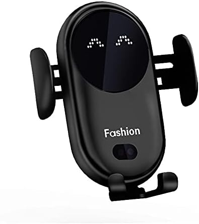 Soporte para teléfono Gumaxx 2024, soporte para teléfono con cargador inalámbrico para automóvil, soporte para teléfono celular Gumaxx (b)