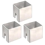 Diseño que ahorra espacio: el tamaño compacto de cada espaciador (5 cm x 5 cm x 5 cm) permite un almacenamiento cómodo cuando no está en uso.