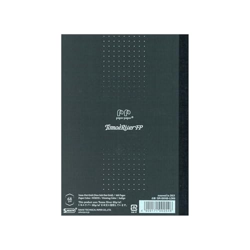 Carnet de notes SAKAE SR-B6NB-LD68 B6 5 mm quadrillé pour bullet journal souple - 4