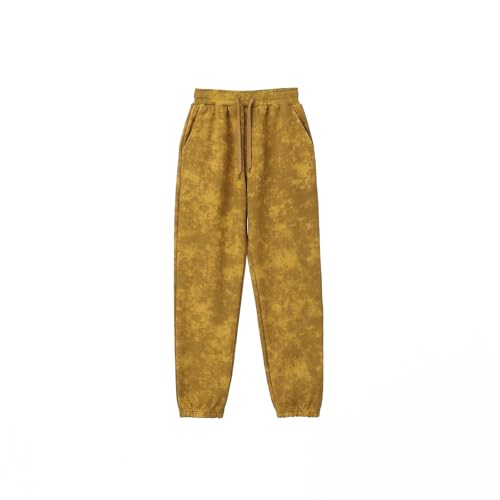 Hotfiary Boys Girls Athletic Sweatpants Tie Dye Print Jogger Pants Kids Cotton Ative Trousers Pants with Pockets Drawstring