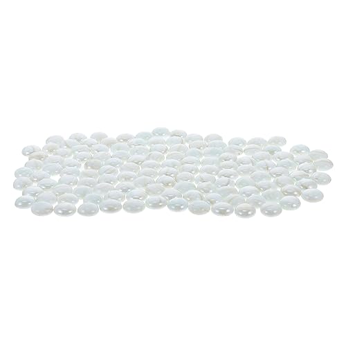 ibasenice 1 Pack Fish Tank Stones Clear for Aquarium Stones Fish Tank Decoration Fish Tank Rock Glowing Pebbles Aquarium Substrate LED Fish Tank Landscaping Gravel Blue Aquarium Rocks Glass