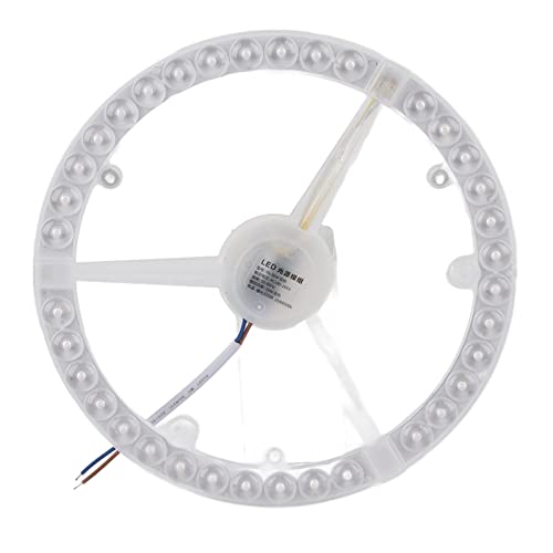 ViaGasaFamido Panel de Luz de Techo AC180-265V 36W Luz Blanca 6500K LED Lighting Lightings Board Panel de Reemplazo de Reemplazo de 9 Pulgadas para la Lámpara de Panel de Techo Interior de la