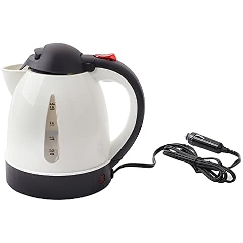 12v kettle//Gorgeri Car Water Heater,1000mL 12V Portable Car Kettle Cigarette Lighter Plug Water Heater Bottle for Tea Coffee Travel(*1) Cover
