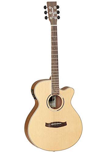Tanglewood Discovery DBTSFCE Electro Acoustic Guitar Flame Purple - Les Beatles, Paul McCartney, John Lennon, RIngo Starr, George Harrison Tanglewood Discovery DBTSFCE Electro Acoustic Guitar Flame Purple