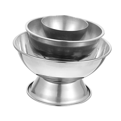 DOITOOL Stainless Steel Alum Bowl Jewelry Casting Bowl Melting Casting Tool Jewelry Making Supplies