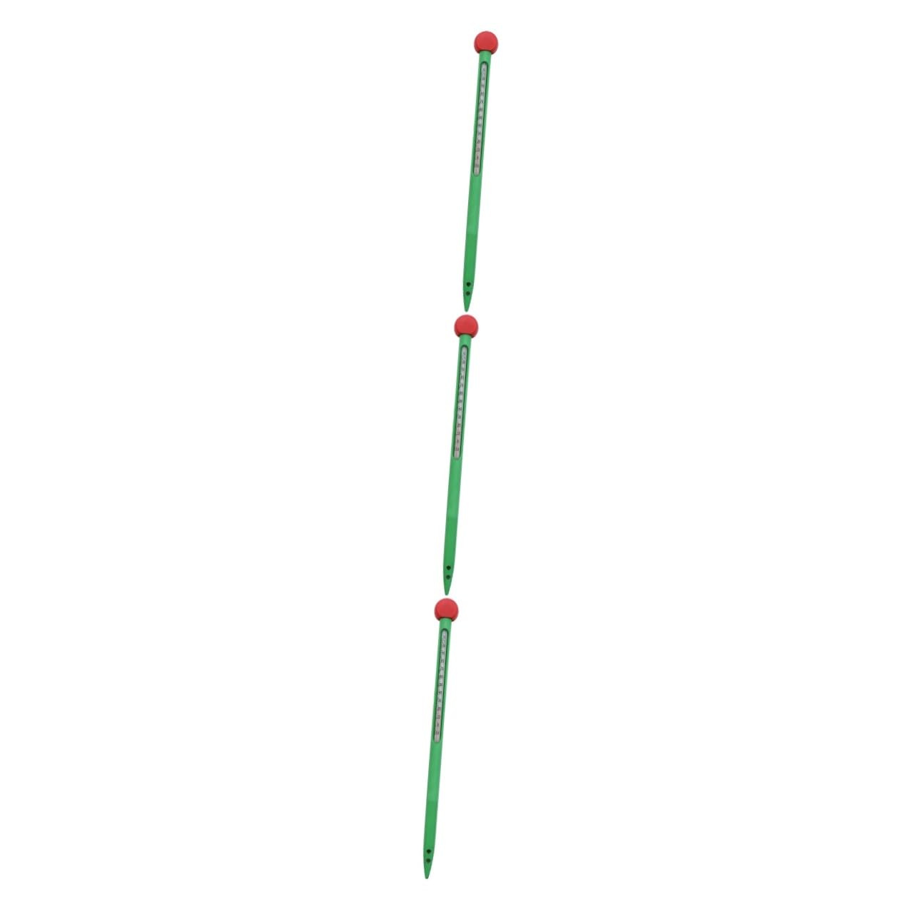 SOLUSTRE 3pièces Thermomètre avec Thermomètre à Tige Intégré pour Jardinage Température Sol pour Utilisation Extérieur