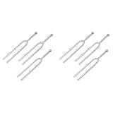 ALFYRCFT Diapasão 6X 440 Hz, conjunto de diapasão de afinação padrão para afinação de violão, acessórios de afinação de música