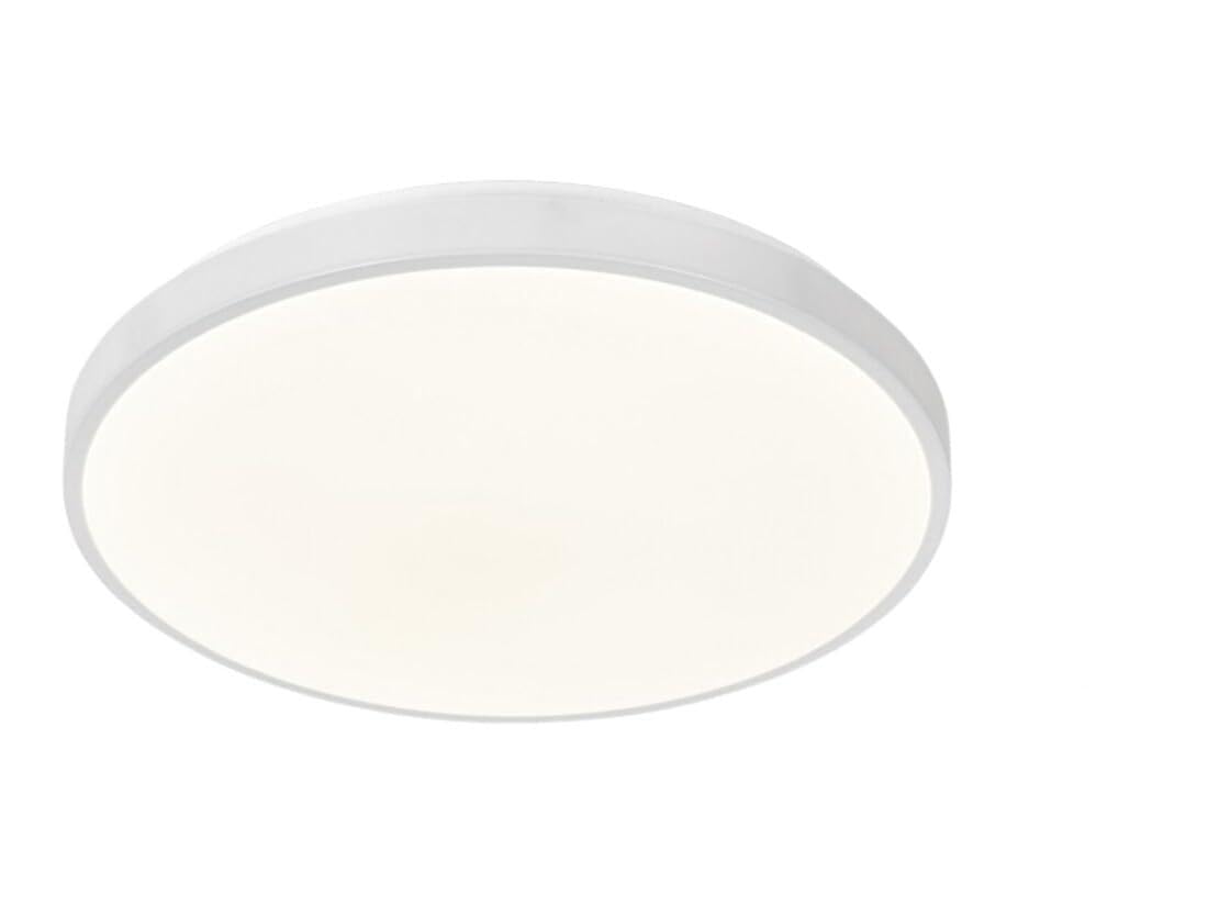 Plafón LED Ovalado 50W, temperatura de color 3000K-4000K-6000K, ideal para iluminación general en interiores y exteriores.