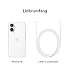 Apple iPhone 16 128 GB: 5G Handy mit Kamerasteuerung, A18 Chip und einem echten Boost für die Batterie. Funktioniert mit AirPods, Weiß #5