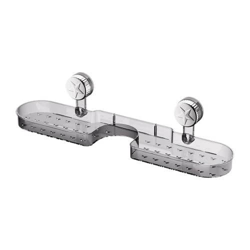 MERISHOPP®Suction Cup Bathroom Storage Rack Shower Rack for Toilet Apartment Household Clear Grey|Home & Garden|Bath|Bath Caddies & Storage Deal