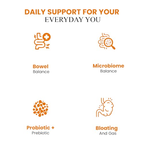 Image of Gut & Beyond IBS Relief Probiotic + Prebiotic Gummies 60 Count, Probiotics Supplement for Gut Health, Eases Gas, Bloating & Bowel Movements, Soothes Abdominal Discomfort & Gut Inflammation, Lemon Flavour