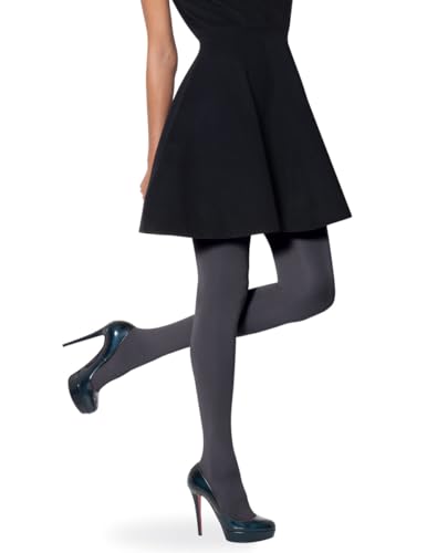 Image of No nonsense Women's Super Opaque Control Top Tights 90 Denier Soft High Waist Pantyhose
