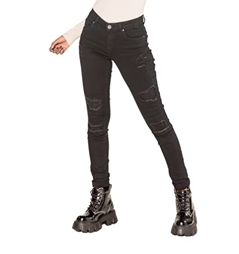 NINA CARTER P100 Damen Skinny Fit Jeanshosen HIGH Waist...