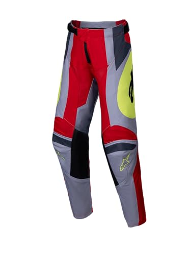 Pantalon de motocross pour jeunes Alpinestars Racer Melt orange bleu taille 22 junior