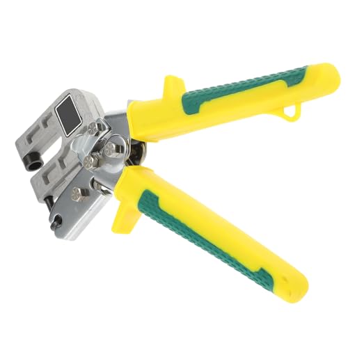 HOMSFOU Alicate de Crimpado para Perfiles Metálicos Acero al Resistente Herramienta Mano para Instalación de Suspendidos y Placas