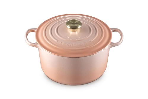 Image of Le Creuset Enameled Cast Iron Signature Deep Round Oven, 6.5 qt., Peche