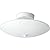 Nuvo SF77/823 Round Close to Ceiling Fixture, White -12 Inches