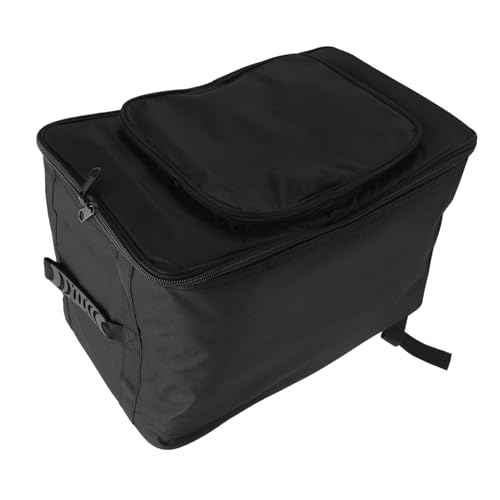 Alipis Mochila para Tambor Acolchada Multifuncional con Diseño Ergonómico y Gran Capacidad Mochila de Espalda y Hombro Portátil para Almacenamiento de Instrumentos Musicales Color Negro