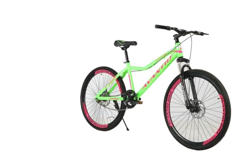 Image of AVANTIO LIZZA 26 - MTB Single Speed Cycle - Green & Blue - Now Buy 26 Single Speed ONLY at 6,000 Women, Unirsex Single Speed Cycle- 14' inch Frame