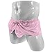 BTREEFLO Men's Sissy Lace Panties Double Layer Skirt Sissy Pouch Briefs Lingerie Sexy Underwear Thongs (US, Alpha, One Size, Regular, Regular, Pink)