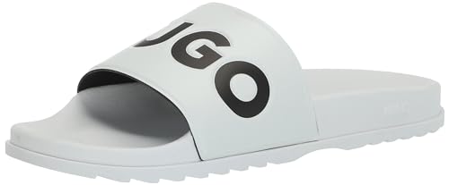 Image of HUGO mens Big Logo Slide Sandals