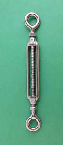 10 peças de aço inoxidável (316) M6 (1/4