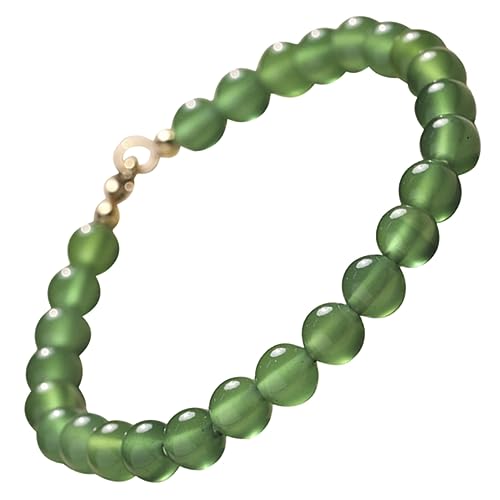 Bracelet agate verte pour femmes : bijoux tendance en perles naturelles et accessoire mode chic