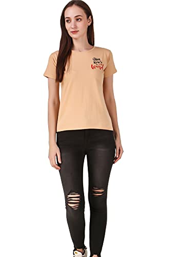 Image of NIVIK Printed Cotton T-Shirt for Women