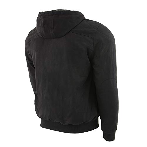 Milwaukee Leather MPM1788-BLACK-XL Men'S Black Ce Approved Armored Riding Hoodie Sweater thumb #2