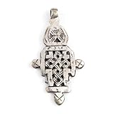 croix copte orthodoxe Fabriqué à la main par des artisans indépendants. Chaque pendentif est unique et varie légèrement.
