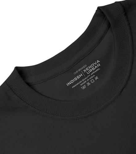 Image of INDISSH T-Shirt for Man | Regular and Plus Size Upto 7XL | Cricket Graphic Printed | Round Neck Cotton Fabric Regular fit Casual T-Shirt for man - RNM-Hitman-PAR