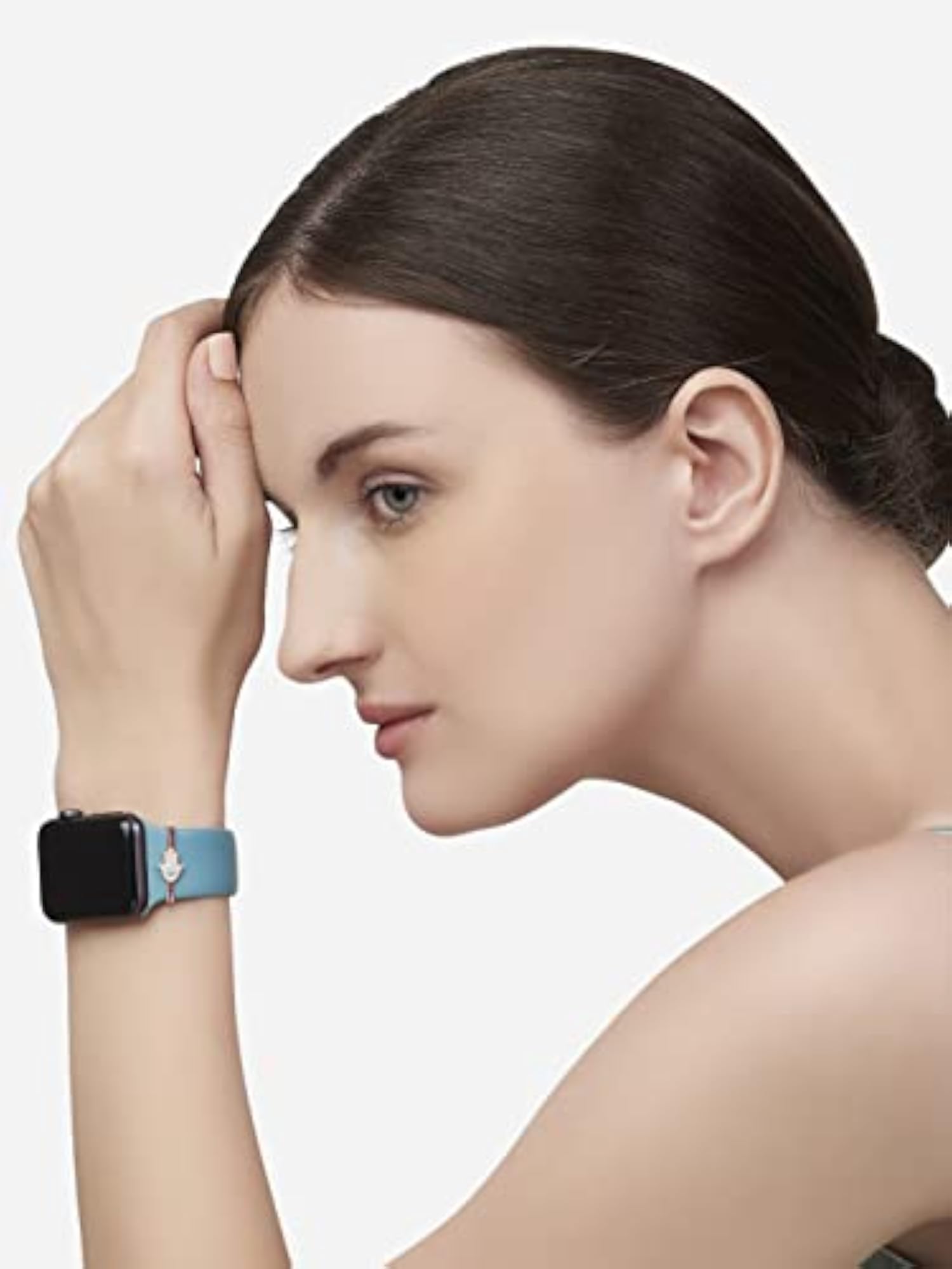 Hand Shape Decorative Ring Loops for Smart Watch Band