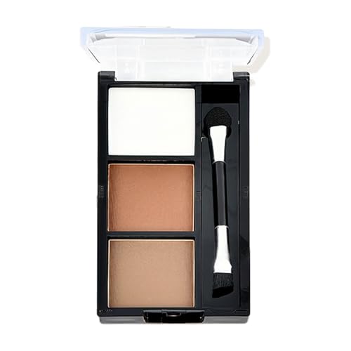 Kit Completo para Cejas Perfectas Moldea, Define y Fija con Cera y Polvos Incluye Pincel Tono Ash Brown (#2)