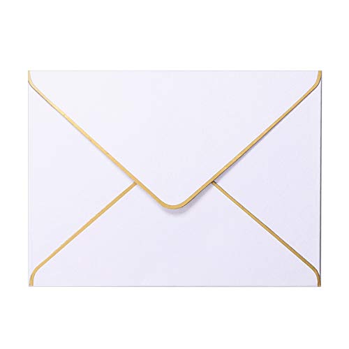 Set 5 Biglietti Auguri Oro Dorato Con Buste - Felice Anno Nuovo Champagne - Fatto In Francia 13,5x8,5 Cm - 3