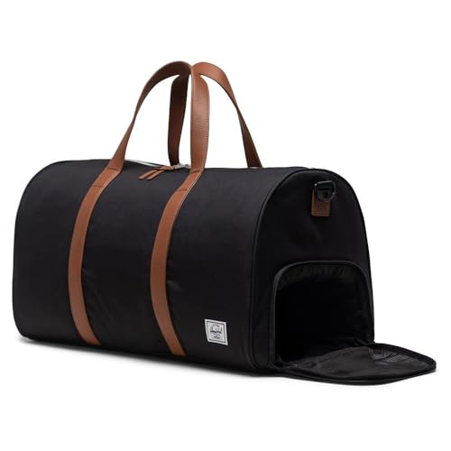 Herschel Novel Duffle, Bolsa Unisex Adulto, Negro, Einheitsgröße
