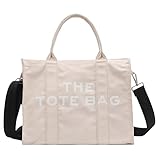 jidian Die Tragetasche für Damen - Lässige Handtasche im Vintage-Design - Wiederverwendbare und waschbare Einkaufstasche für Frauen als Geschenk