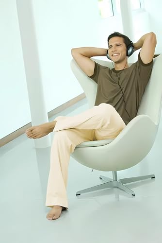 Image of Mens Loose Fit Linen Pants Casual Lightweight Drawstring Stretch Cotton Linen Pants for Men Summer Beach