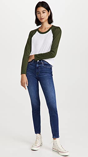 PAIGE Women's Flaunt Denim Cheeky Ankle Jeans4